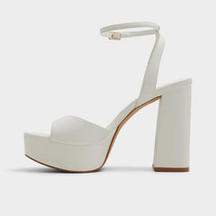 White Valoria White Women's Platform sandals - Strappy heeled sandal | Aldo