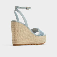 Denim Aberitram Denim Women's Platform sandals - Wedge sandal | Aldo
