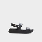 Black Silyia Black Women's Sandals - Flat sandal | Aldo