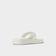 White/bone Grettle White/Bone Women's Flats - Flip flop, Flatform | Aldo