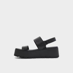 Open Black Thila Open Black Women's Wedges - Wedge sandal | Aldo