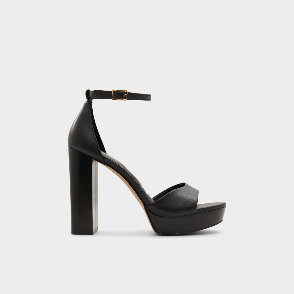 Black Enaegyn2.0 Black Women's Platform sandals - Strappy heeled sandal, Platform | Aldo