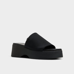 Black Yassa Black Women's Wedges - Wedge sandal | Aldo