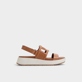 Medium Brown Onuvia Medium Brown Women's Footbed sandals - Footbed sandal, Flatform | Aldo