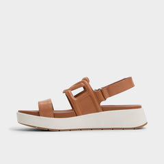 Medium Brown Onuvia Medium Brown Women's Footbed sandals - Footbed sandal, Flatform | Aldo
