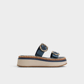 Dark Blue Kaeithien Dark Blue Women's Platform sandals - Slide sandal | Aldo