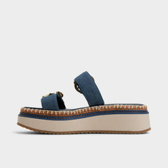 Dark Blue Kaeithien Dark Blue Women's Platform sandals - Slide sandal | Aldo