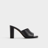 Black Re in Sophia Black - Heeled mule, Block heel | Aldo