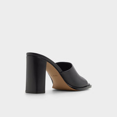 Black Re in Sophia Black - Heeled mule, Block heel | Aldo