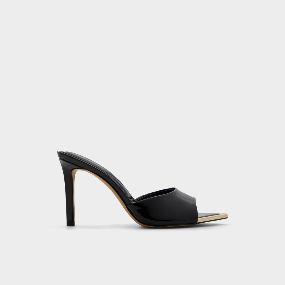 Black Anniebrilden Black Women's Heeled mules - Heeled mule, Stiletto heel | Aldo