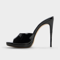 Black Rivieraa in Black - Heeled mule, Platform | Aldo
