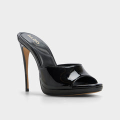 Black Rivieraa in Black - Heeled mule, Platform | Aldo