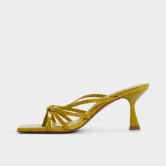 Other yellow Lumera in Other Yellow - Heeled mule, Stiletto heel | Aldo
