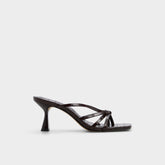 Dark brown Lumera in Dark Brown - Heeled mule, Stiletto heel | Aldo