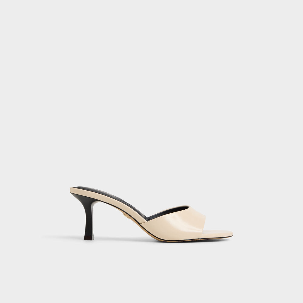 Light beige Annaberaen in Light Beige - Heeled mule, Stiletto heel | Aldo