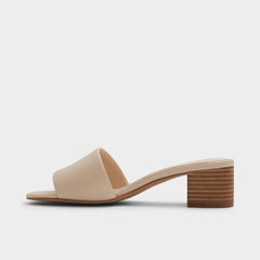 Other Beige Claudina Other Beige Women's Block heels - Heeled mule, Block heel | Aldo