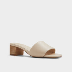 Other Beige Claudina Other Beige Women's Block heels - Heeled mule, Block heel | Aldo