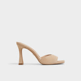 Medium Beige Jennifer in Medium Beige - Heeled mule, Stiletto heel | Aldo