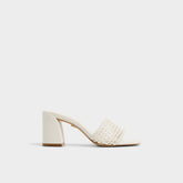 White/Bone Beachdate White/Bone Women's Block heels - Heeled mule, Block heel | Aldo