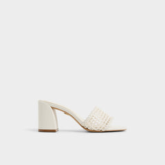 White/Bone Beachdate White/Bone Women's Block heels - Heeled mule, Block heel | Aldo