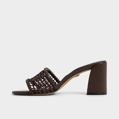 Dark Brown Beachdate Dark Brown Women's Block heels - Heeled mule, Block heel | Aldo
