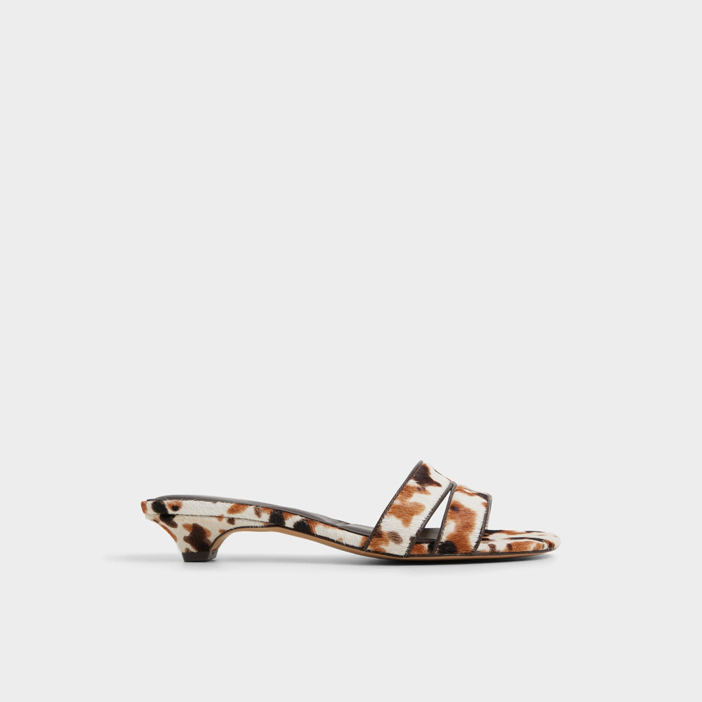 White/Black Scarletta White/Black Women's Heeled mules - Heeled mule, Kitten heel | Aldo