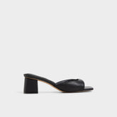 Black Aneky in Black - Heeled mule, Block heel | Aldo