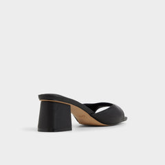 Black Aneky in Black - Heeled mule, Block heel | Aldo