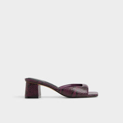 Bordo Aneky in Bordo - Heeled mule, Block heel | Aldo