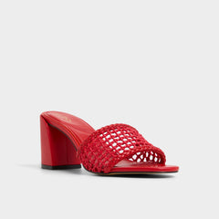Bright Red Beachdate Bright Red Women's Block heels - Heeled mule, Block heel | Aldo