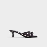 Black/white Belerose in Black White - Heeled mule, Stiletto heel | Aldo