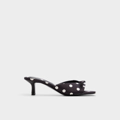 Black/white Belerose in Black White - Heeled mule, Stiletto heel | Aldo