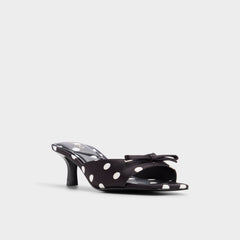 Black/white Belerose in Black White - Heeled mule, Stiletto heel | Aldo