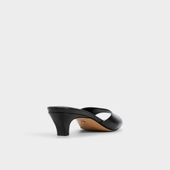 Black Haeden Black Women's Heeled mules - Heeled mule, Kitten heel | Aldo