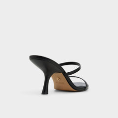 Black Avelinda in Black - Heeled mule | Aldo