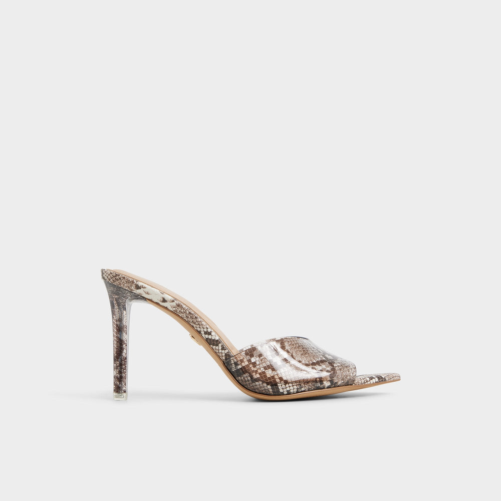 Other Grey Anitabrilden Other Grey Women's Mule slides - Heeled mule, Stiletto heel | Aldo