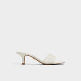 White Pearlia White Women's Heeled mules - Heeled mule | Aldo