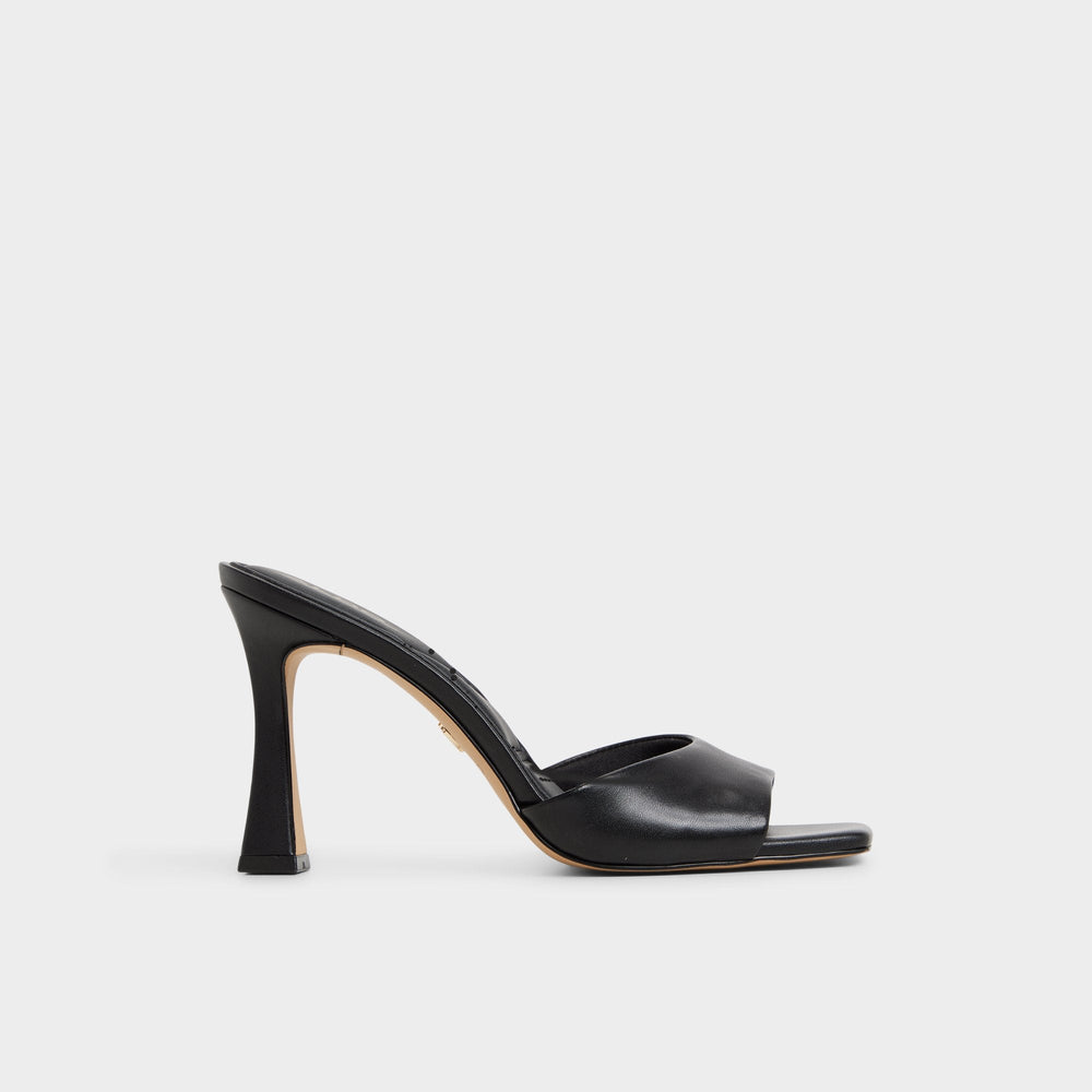 Black Jennifer in Black - Heeled mule, Stiletto heel | Aldo