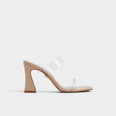 Tan Calley Tan Women's Heeled mules - Heeled mule, Block heel | Aldo