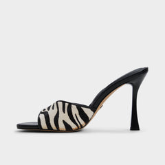White/Black Evadalia White/Black Women's Heeled mules - Heeled mule | Aldo