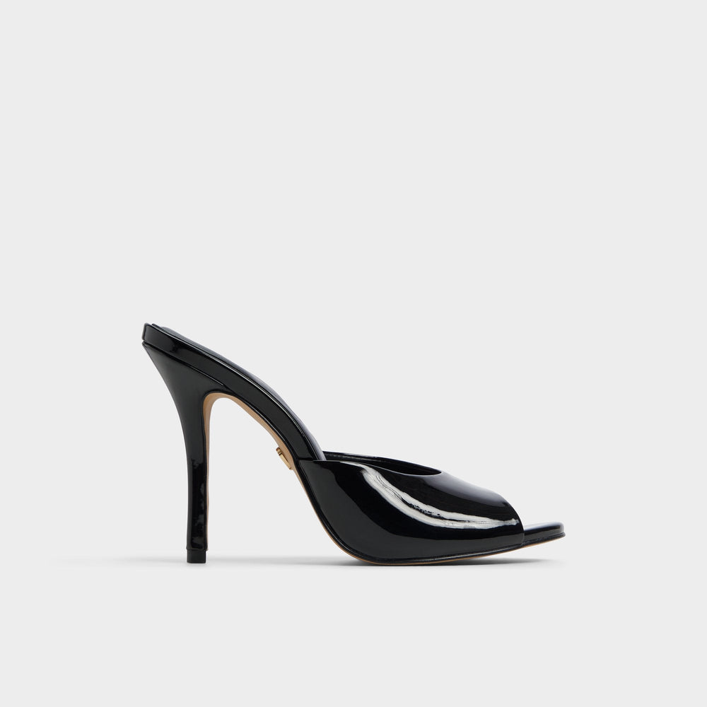 Black Fidelia Black Women's Heeled mules - Heeled mule | Aldo