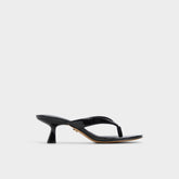 Black Jump Black Women's Strappy sandals - Heeled flip flop, Kitten heel | Aldo