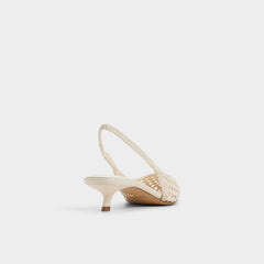 Light beige Violettia in Light Beige - Sling back high heel, Kitten heel | Aldo