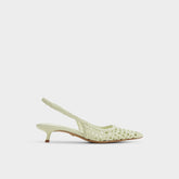 Other green Violettia in Other Green - Sling back high heel, Kitten heel | Aldo