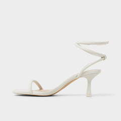 White Demmi White Women's Strappy sandals - , Kitten heel | Aldo