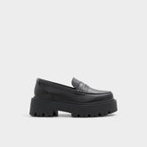 Black Cadaycia Black Women's Loafers & Oxfords - Loafer, Lug sole | Aldo