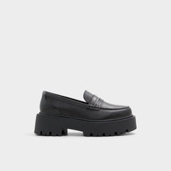 Black Cadaycia Black Women's Loafers & Oxfords - Loafer, Lug sole | Aldo