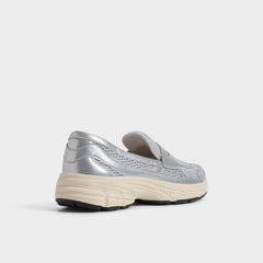 Silver Loffy in Silver - Loafer, Jogger sole | Aldo