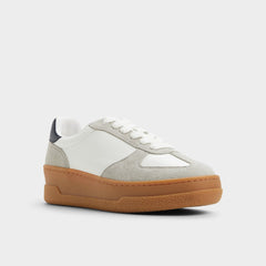 White/grey Deevale White/Grey Women's Low top sneakers - Sneaker, Platform | Aldo