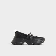 Black Aethera Black Women's Platform and wedge sneakers - Mary Jane Sneakers, Jogger sole | Aldo